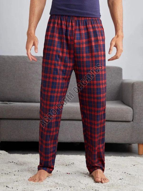 Mens Solid Grey Lounge Wear Pants