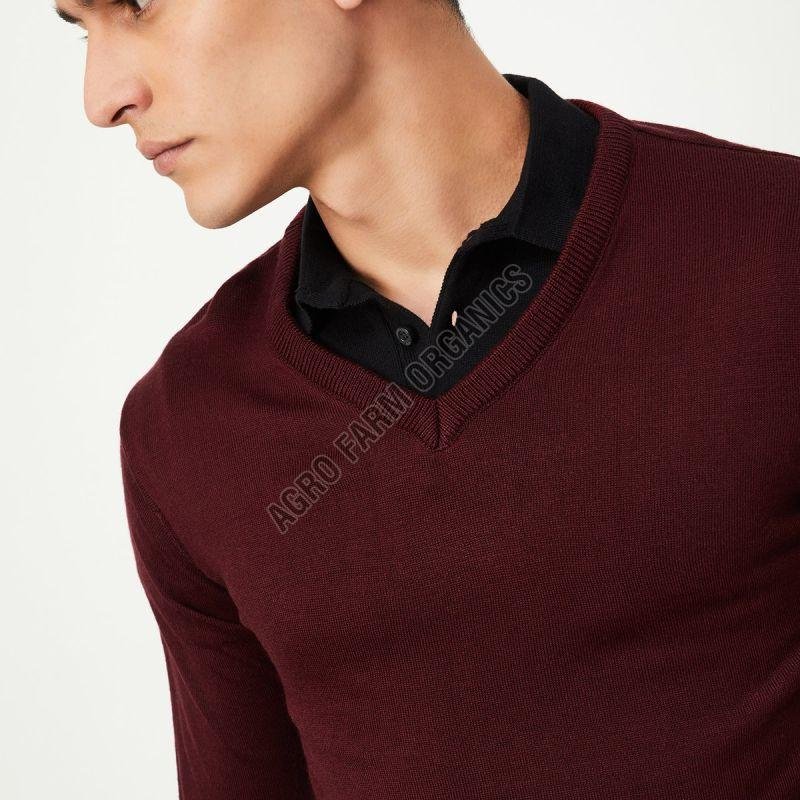 Mens V Neck Sweater