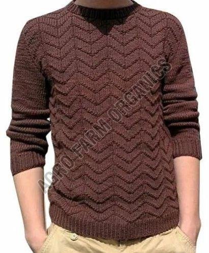 Mens Waffle Knit Sweater