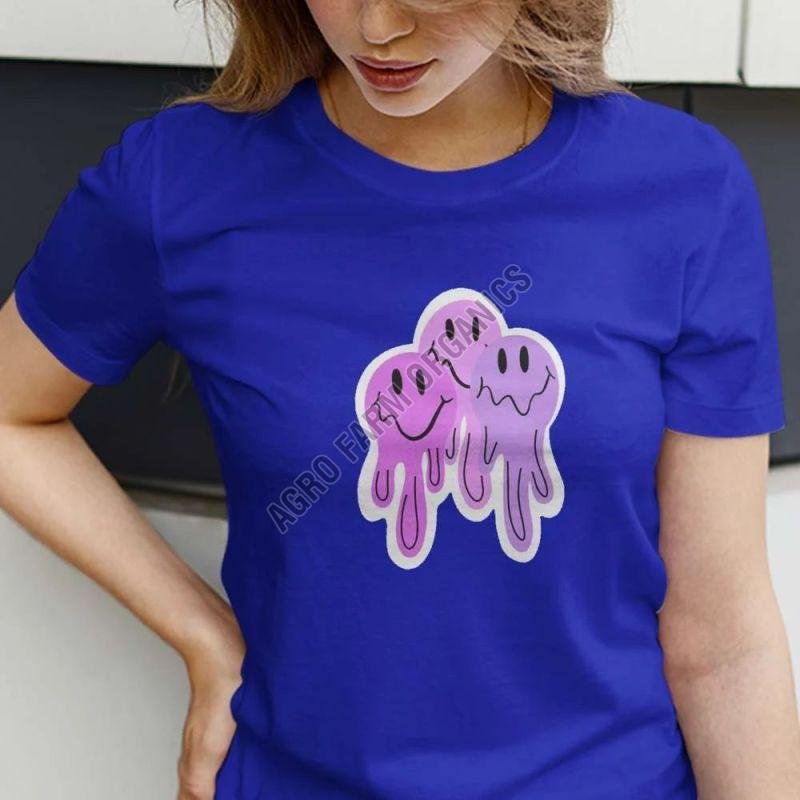 Premium Royal Blue T Shirt For Women