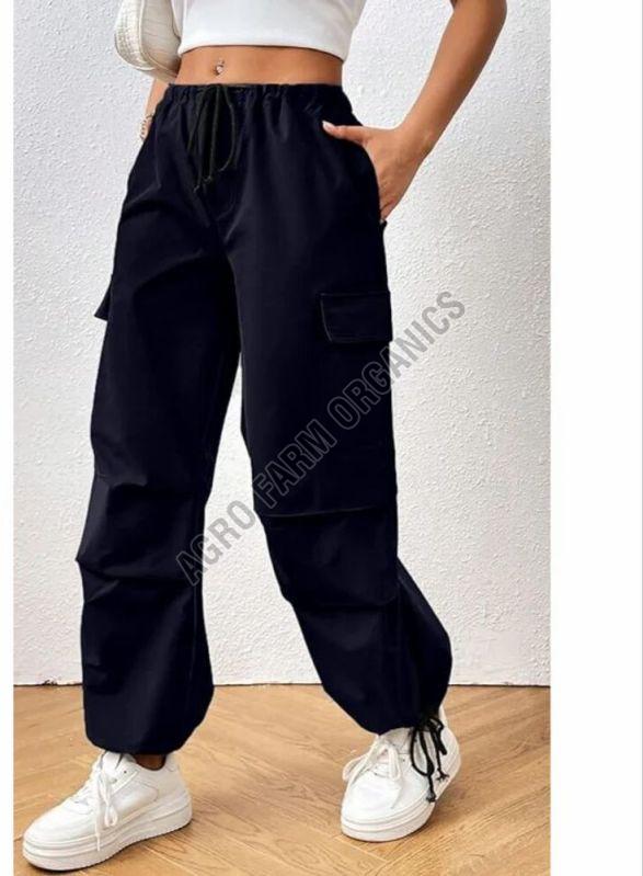 Solid Women Cargo Pants
