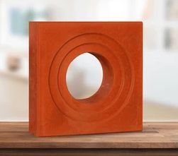 3D Coral Terracotta Clay Jali