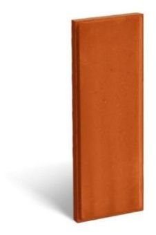 9x3inch Edge Cut Terracotta Clay Wall Tile