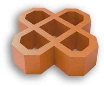 Diamond Terracotta Clay Jali
