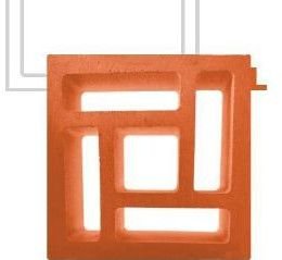 Swastik Terracotta Clay Jali