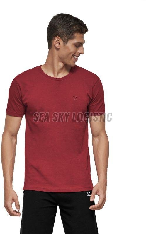 Classic Solid Cotton T-Shirt for Men