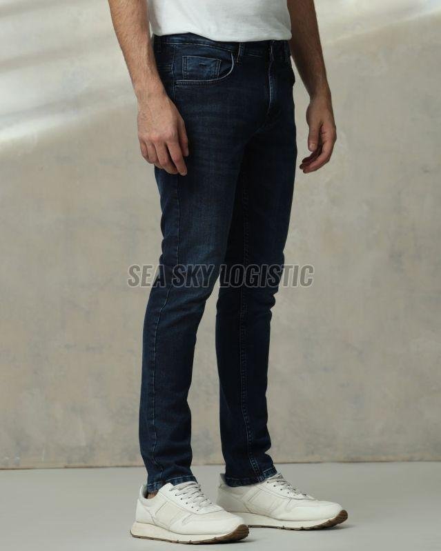 Mens Classic Straight Fit Cotton Jeans
