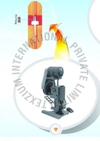 Semi Auto Hit Backside Pin Fixing Machine