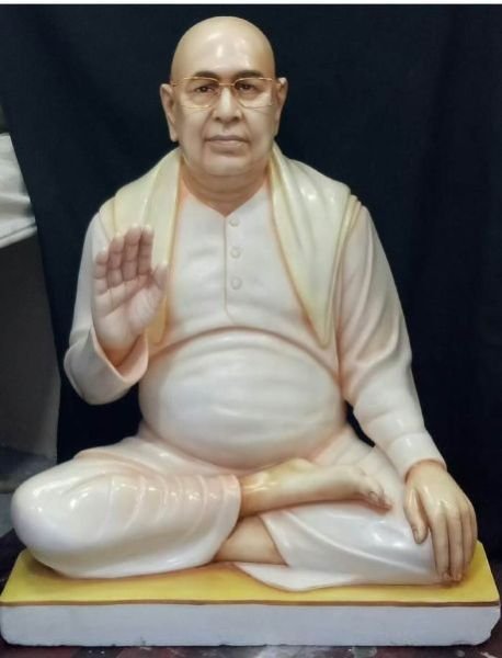 Blessing Pose Spiritual Human Marble Statue