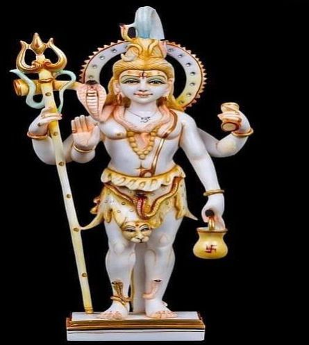 Marble Standing Lord Shiva Statue