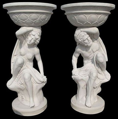 Outdoor Decoration Garden Large Marble Planter