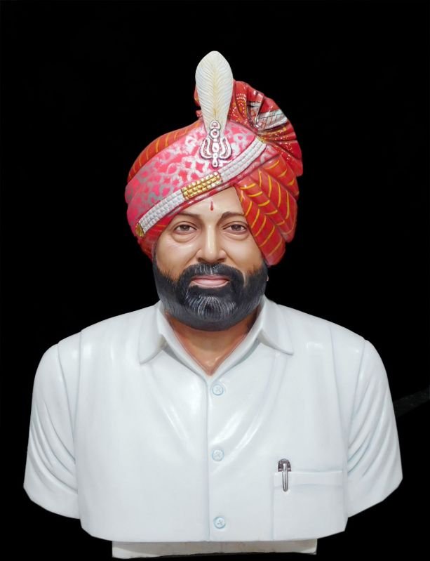 Realistic Marble Human Bust Statue