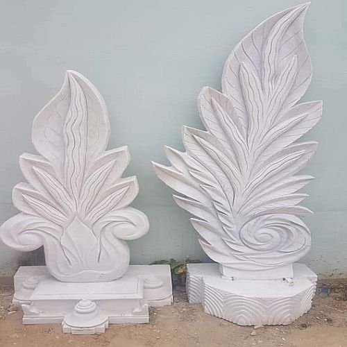 White Marble Leaf Handicrafts