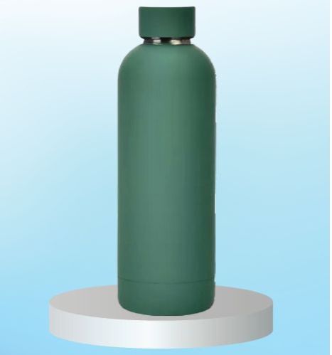 500ml Rubber Coated Steel Bottle
