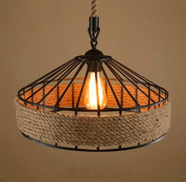 Fancy Rope Hanging Light