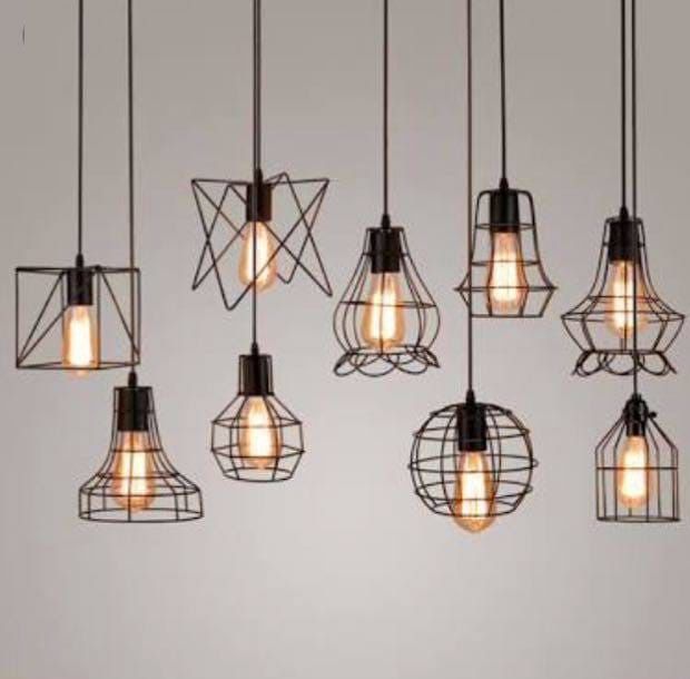 Iron Pendant Hanging Light
