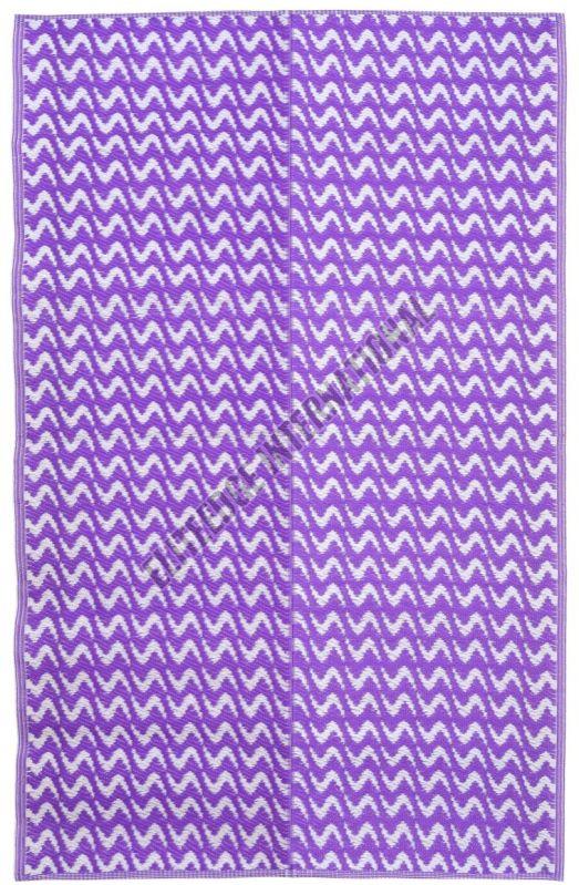Lavender & White Polypropylene Mat
