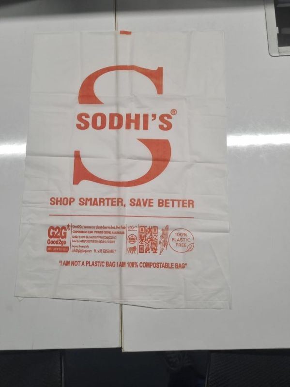 Printed Compostable Carry Bag