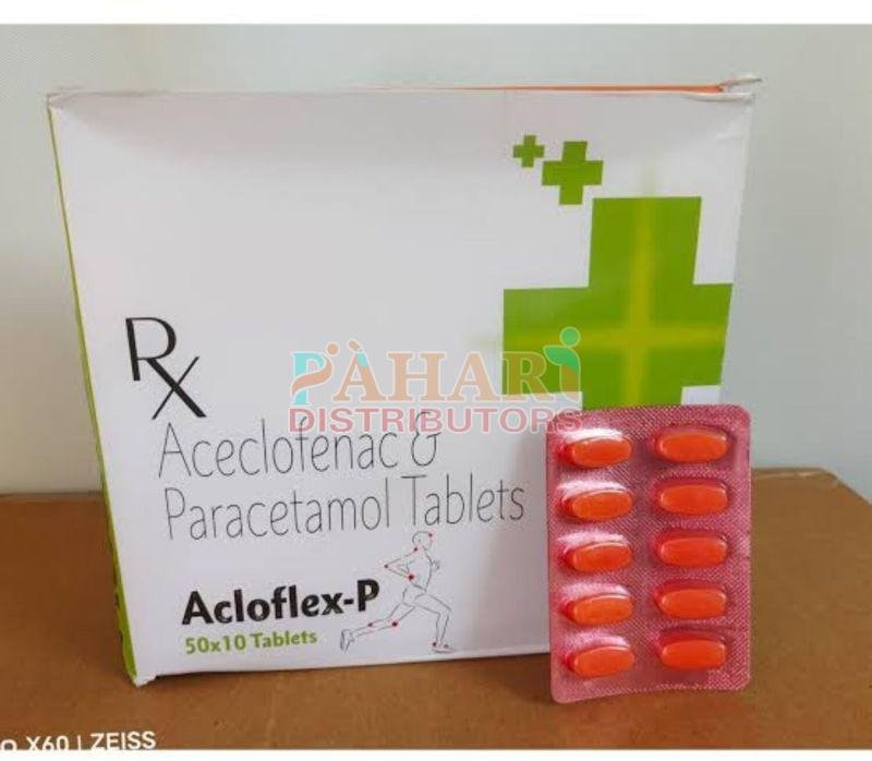 Acloflex P Aceclofenac Paracetamol Tablets