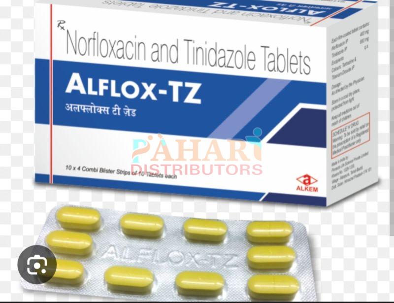 Alflox Tz Norfloxacin Tinidazole Tablets