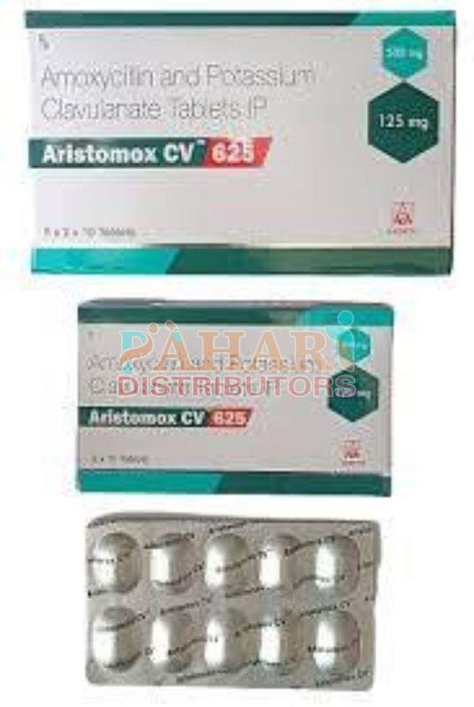 Aristomax CV 625 Amoxicillin Potassium Clavulanate Tablets