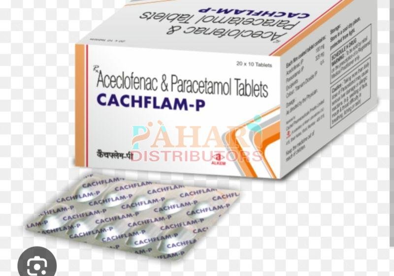 Cachflam P Aceclofenac Parecetamol Tablet