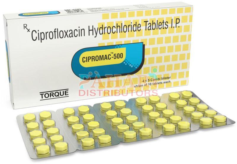 Cipromac 500mg Ciprofloxacin Hydrochloride Tablets