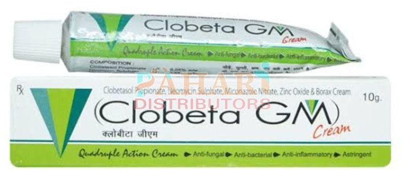 Clobeta Gm Clobetasol Neomycin Miconazole Zinc Oxide Borax Cream