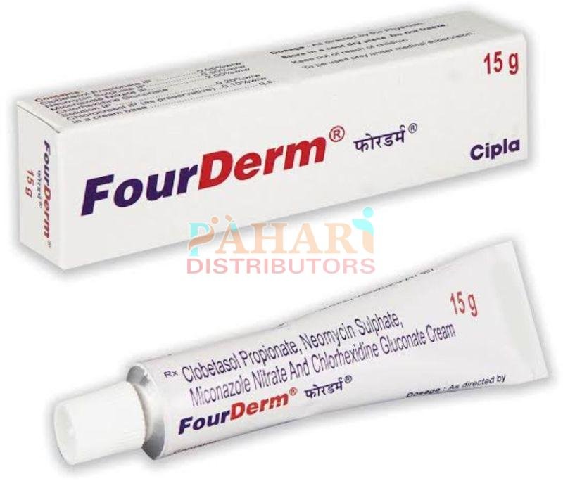 Fourderm Chlorhexidine Gluconate Clobetasol Miconazole Neomycin Cream