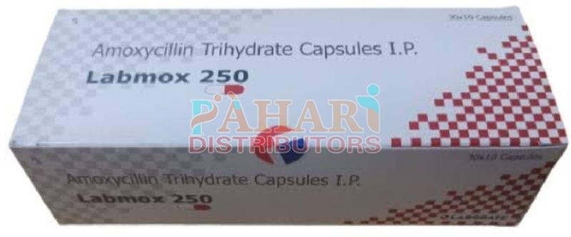 Labmox 250mg Amoxycillin Trihydrate Capsules