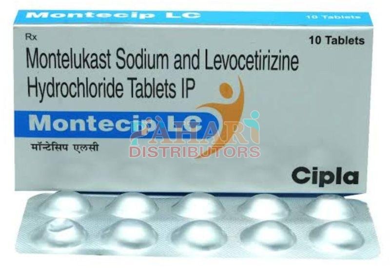 Montecip Lc Montelukast Sodium Levocetirizine Hydrochloride Tablets