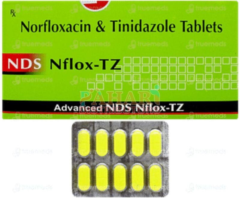 Nflox Tz Norfloxacin Trindazole Tablets Exporter, Supplier from