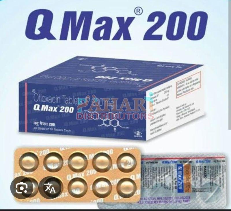 Q Max 200mg Ofloxacin Tablets
