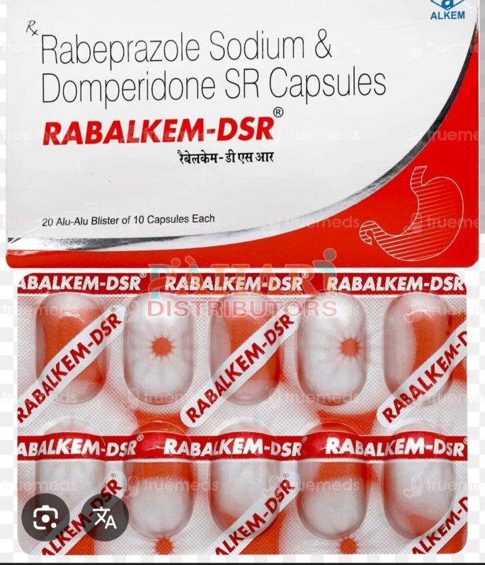 Rablekem DSR Rabeprazole Sodium Domperidone SR Capsules