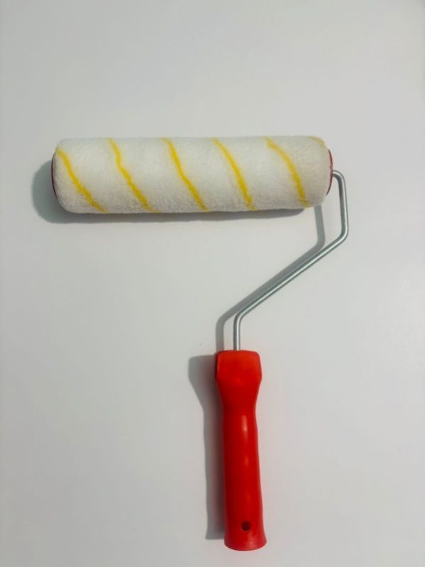 White & Yellow Line Paint Roller