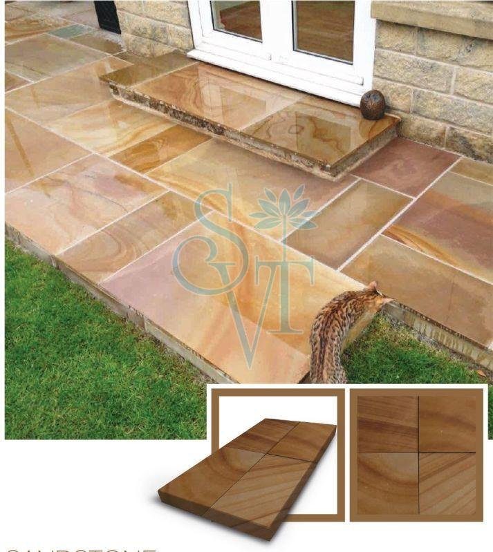 Fantasy Buff Sandstone Slab