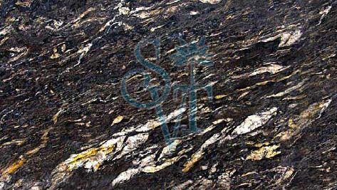 Indian Cosmic Black Granite Slab