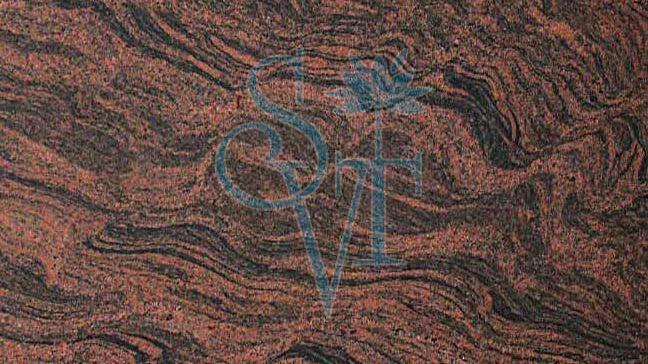 Indian Multicolor Red Granite Slab