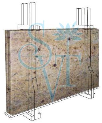 Indian Oak Gold Granite Slab