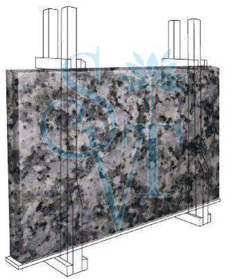 Indian P White Granite Slab