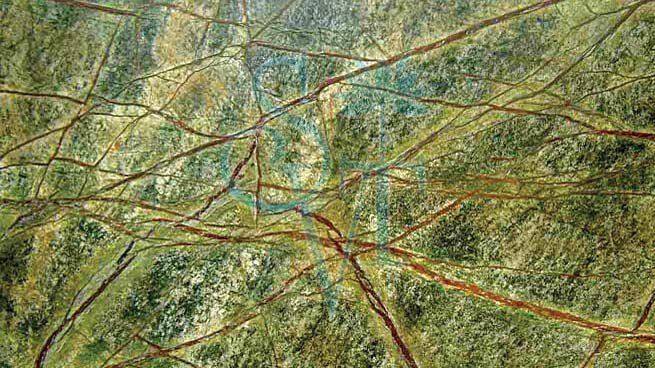 Indian Rainforest Green Granite Slab