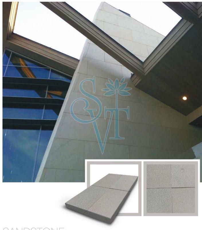 Sandblasted Grey Sandstone Slab