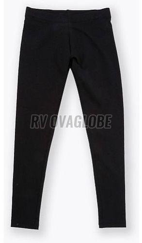 Cotton Black Girls Plain Sports Lower