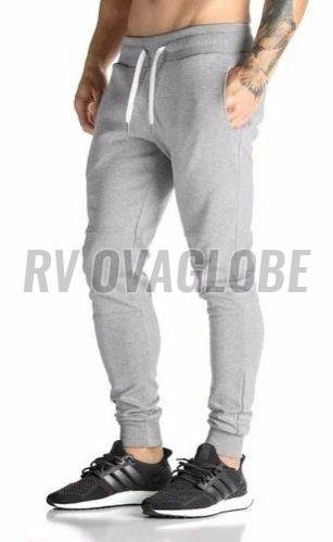 Mens Grey Cotton Lower