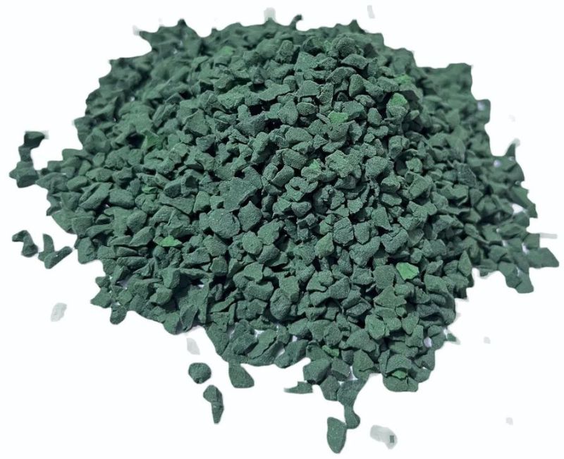 Green EPDM Rubber Granules