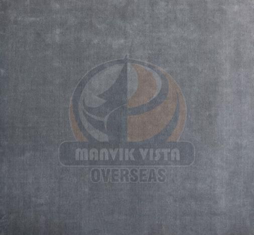 Charcoal Grey Handloom Solid Wool Viscose Rug