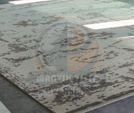 Hand Tufted Wool and Viscose Beige Rug