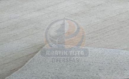 Ivory Mist Handloom Solid Wool Viscose Rug