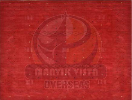 Red Handloom Gabbeh Carpet