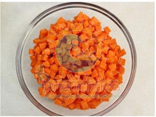 Dehydrated Carrot Cubes